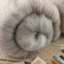 Art Batt No.3 - mix wool art batt for spinning and felting, Woolento 