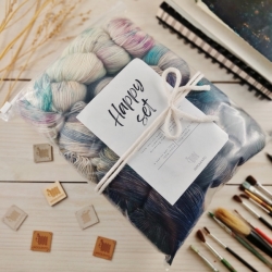 BERENIKA - fade set, hand dyed knitting yarn Woolento 