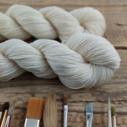 Yarn dyed to order merino wool silk mohair sock knitting yarn