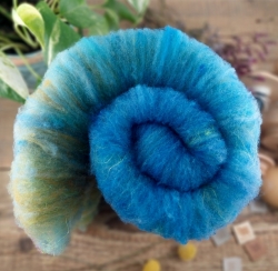 Art Batt No.13, merino vlna a trblietky | Woolento
