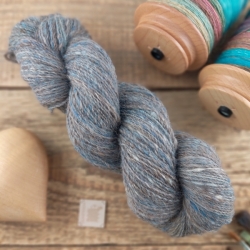 Hand Spun Wool Yarn #15 - blend merino, alpaca, kid mohair