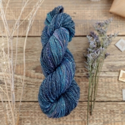 Handspun yarn, local merino and silk #17 | Woolento