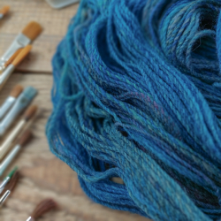 Hand Spun Wool Yarn #20, local slovakian merino, Woolento 