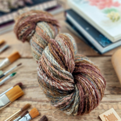 Handspun natural wool, Slovak merino #23 | Woolento