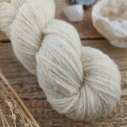 Hand Spun Wool natural slovakian merino, Woolento knitting yarn