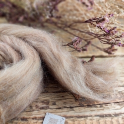 NATUR HNEDÁ česanec alpaca superfine | Woolento