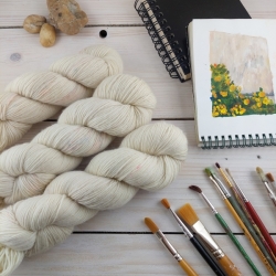 ručne farbená pletacia priadza merino fingering Woolento - Bella