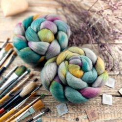 BÉŽOVÁ/ ZELENÁ/ ZLATÁ merino extra jemné | Woolento 
