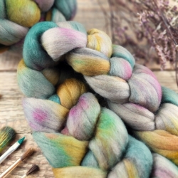 BÉŽOVÁ/ ZELENÁ/ ZLATÁ merino extra jemné | Woolento 