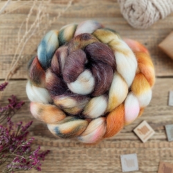 HNEDÁ/ ŠEDÁ/ HORČICOVÁ vlna corriedale a tencel | Woolento