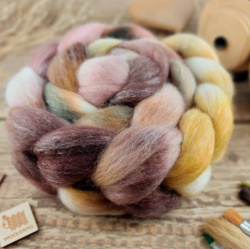 HNEDÁ/ RUŽOVÁ/ ZLATÁ  česanec merino extra jemné | Woolento