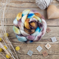 BIELA/ HENDÁ/ MODRÁ  vlna corriedale a tencel | Woolento