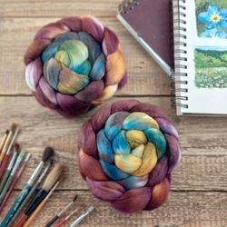 Merino extra jemné, ručně barvené, WINE MIX | Woolento 