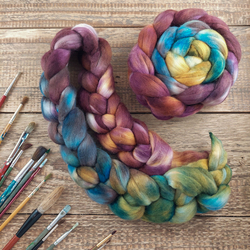 Merino extra jemné, ručně barvené, WINE MIX | Woolento 