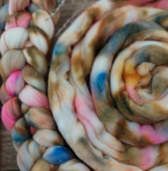 BÉŽOVÁ/ OKROVÁ/ RUŽOVÁ  merino vlna ručne farbená | Woolento