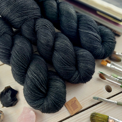 CHARCOAL  Fine Sock | Woolento 