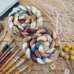 KRÉMOVÁ/ TAUPE slovenská merino vlna | WoolentoKRÉMOVÁ/ TAUPE