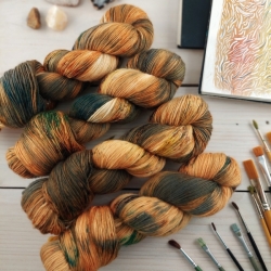 CYRIL priadza na pletenie ručne farbená merino fingering single - fade set Cyril