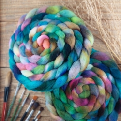 COLOR MIX 1 merino extra fine wool roving  | Woolento 