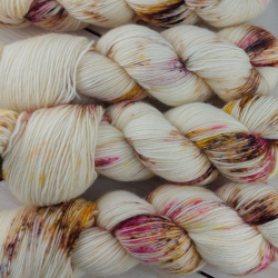 GINGER ručně barvená pletací příze | Woolento 