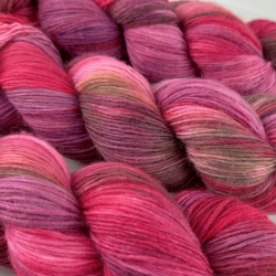 GRETA hand dyed wool yarn for knitting fine merino fingering Woolento