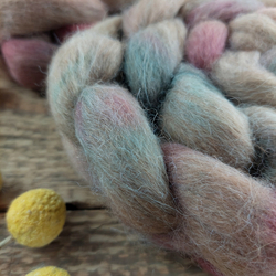 HNEDÁ/ STARORUŽOVÁ/ ZELENÁ  alpaca superfine | Woolento 