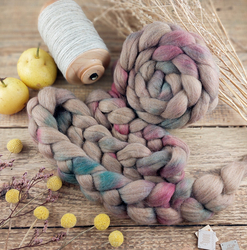 HNEDÁ/ STARORUŽOVÁ/ ZELENÁ  alpaca superfine | Woolento 