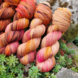 HNEDÝ FADE SET, ručné barvená příze merino | Woolento 