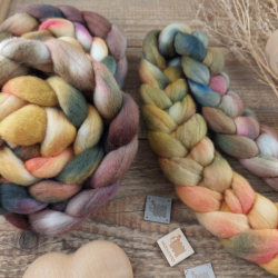 HNEDÁ/ ŠEDÁ/ HORČICOVÁ slovenská merino vlna | Woolento
