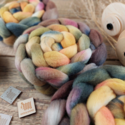 HNEDÁ/ ŠEDÁ/ HORČICOVÁ vlna merino extra fine | Woolento 