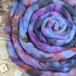 LILA MIX vlna merino extra fine, česanec | Woolento