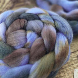LILA/ HNEDÁ vlna merino extra fine | Woolento 