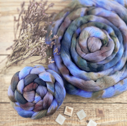 LILA/ HNEDÁ vlna merino extra fine | Woolento 