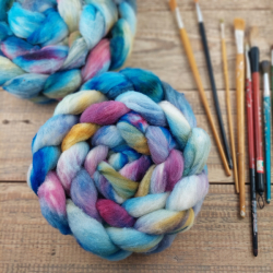 MODRÁ/ BORDÓ/ ZELENÁ  česanec merino extra jemné | Woolento