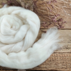 NATUR česané rúno, merino extra jemné | Woolento