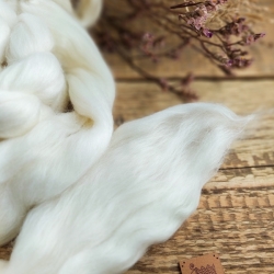NATUR rúno, česanec merino a kid mohér | Woolento 