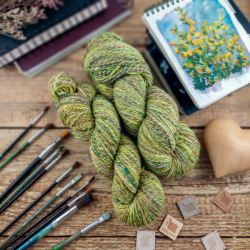 Handspun yarn, extra fine merino and cashmere #21 | Woolento