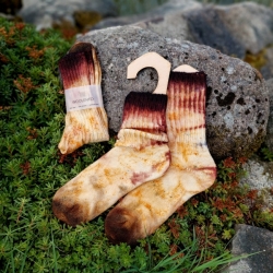 Tie-dye wool socks #07 | Woolento 