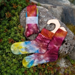 Tie-dye wool socks #08 | Woolento
