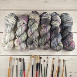 PABLO - fade set, hand dyed knitting yarn Woolento 