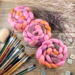 SVETLORUŽOVÝ MIX merino extra jemné | Woolento 