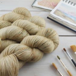 VILJAPELLOT - sada přízí na pletený šátek, Woolento hedvábí-merino