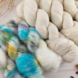 RÉMY knitting yarn set Woolento, hand dyed