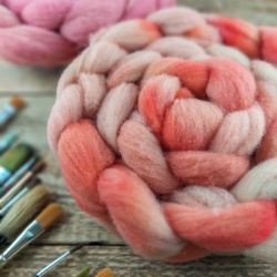 LOSOSOVÝ MIX ručne farbená lokálna merino vlna | Woolento 