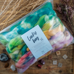 LUCKY BAG XL SPRING farebný mix vlny merino | Woolento