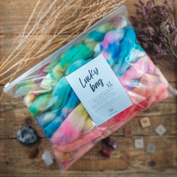 LUCKY BAG XL SUMMER  farebný mix vlny merino | Woolento
