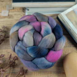 FIALOVÁ/ STARORUŽOVÁ/ TAUPE merino extra jemné | Woolento 