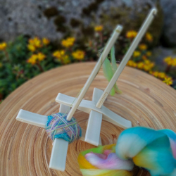 Lightweight Turkish Drop Spindle | Eco-Friendly & 3D Printed