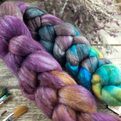 BORDÓ MIX vlna corriedale a tencel (lyocell) | Woolento
