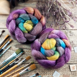 BORDÓ MIX vlna corriedale a tencel (lyocell) | Woolento